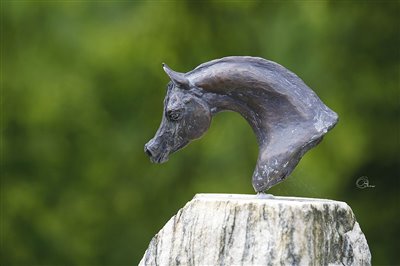 Skulptur im Gestüt Amurath